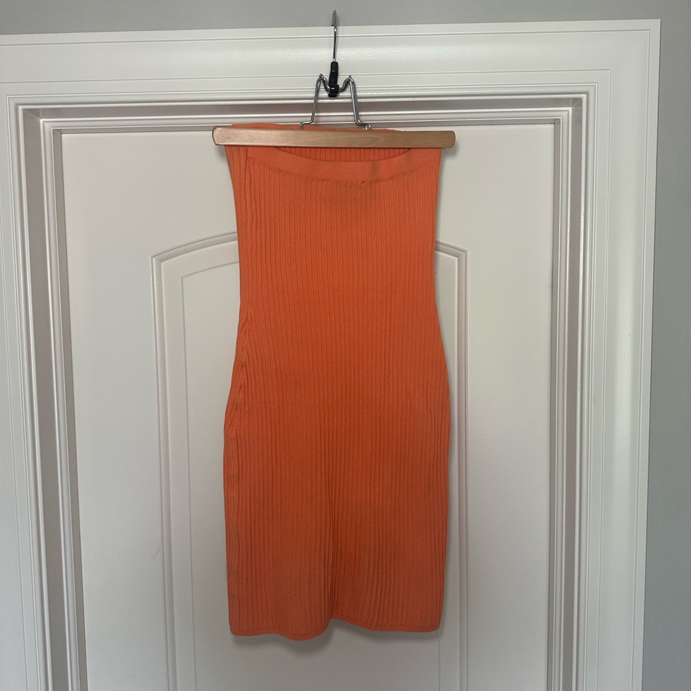 White Fox Boutique Orange Mini Dress - Picture 3 of 6